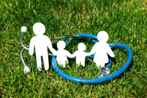 Concept of family health, medicine for family